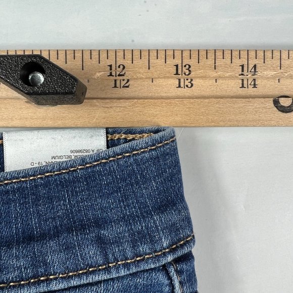 Levi's Jean Short Womens 25 720 High Rise Skinny Blue Faded Cut Offs Denim Jorts - Picture 16 of 16